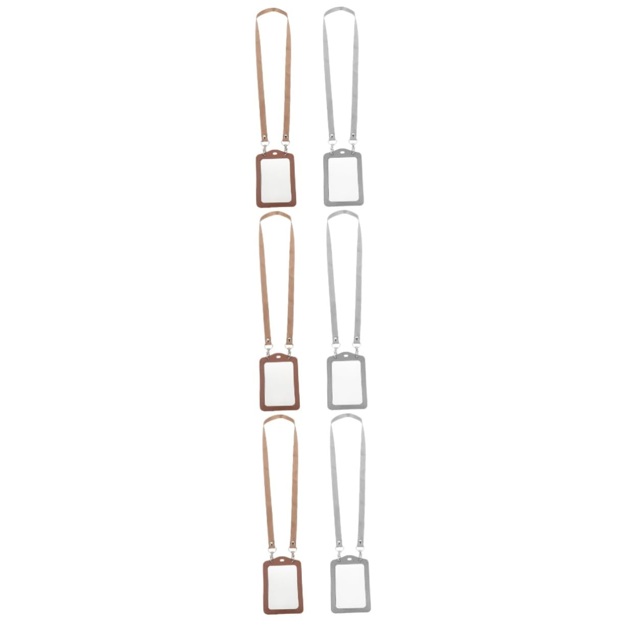 HOMSFOU 3 ensembles Porte-Badge Porte-Nom Porte-Clés Porte-Cartes Transparents Porte-Images De Jeu Protège-Cartes Transparents Petits Porte-Cartes En Polyuréthane 2 pièces * 3