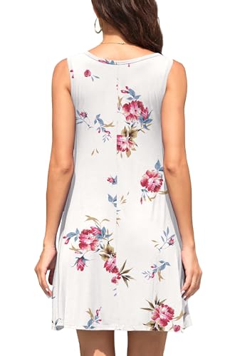 Image of WEACZZY Women Summer Casual Swing T Shirt Dresses Beach Cover up Loose Dress
