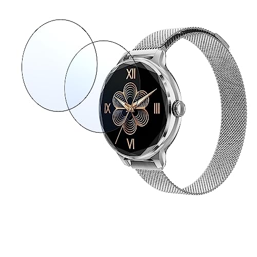 Image of DVTECH (Pack of 02 Protective Ultra Clear Unbreakable Smartwatch Screen Protector for NoiseFit Diva Smart Watch (Not a Tempered glass)