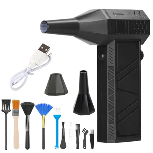Soplador de nieve portátil, soplador de polvo y hojas, limpiador de hojas de alta velocidad, para jardín, patio, garaje, hogar, césped, apartamento al aire libre, patio trasero