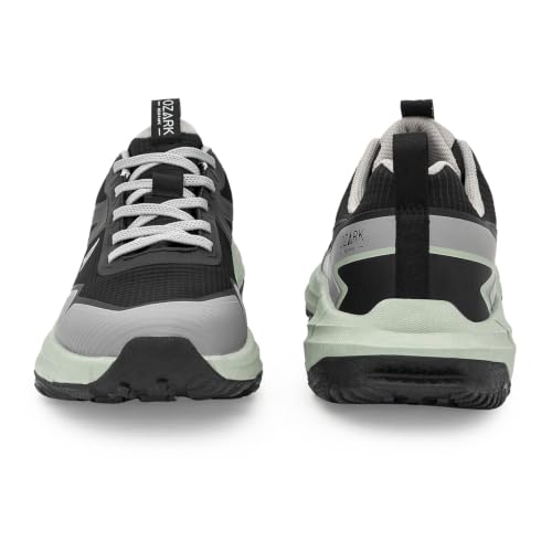 Image of Ozark Green and Black Trail Running Shoes for Men | Low-Cut Outdoor