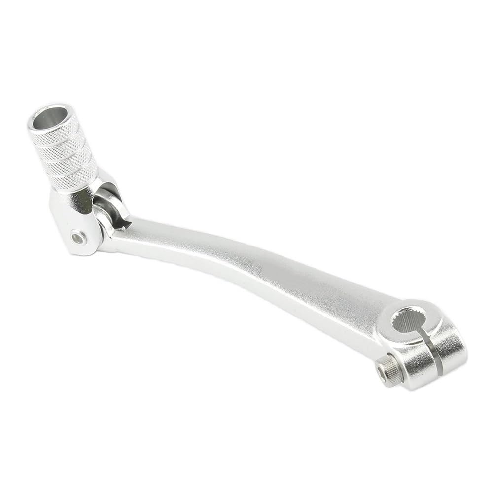 Lbcsrmh Silver Motorcycle Gear Lever Start Lever Motorcycle Component Shifter Levers Spare Part Accessories For 125Cc To 400Cc Universal Gear Kick Pedal