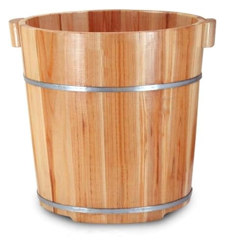 Tina para pies de madera maciza para spa y masaje