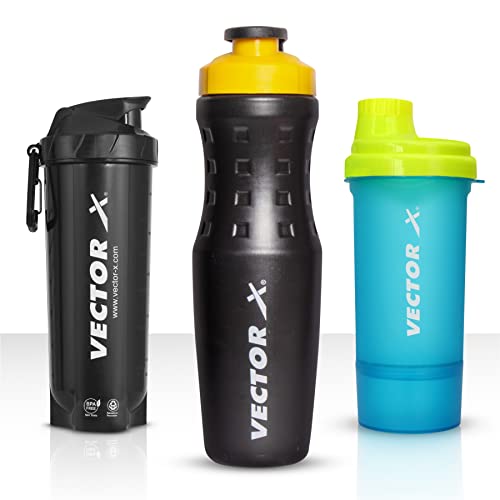 Image of VECTOR X Energy Shaker & Active Bottle & Super Shaker (Pack of 3)