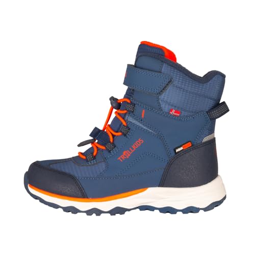 Trollkids Kids Hafjell Winter Boots XT 34, nordic blue