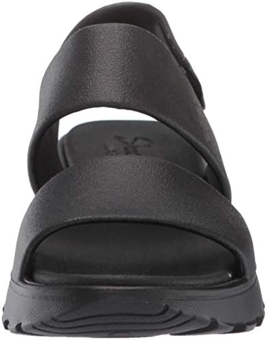 Skechers womens Foamies Footsteps-Breezy Feels Sandal, Black, 5 | Image 1
