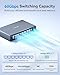 XikeStor 9-Port 2.5G Web Managed Ethernet Switch, VLAN/QoS/STP/IGMP/LACP Supported, Fanless Easy Smart 2.5Gb Network Switch, Aluminum Housing, Desktop/Wall-Mount