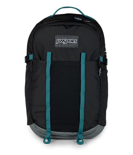 Image of JanSport 34L All Around Pack - 15 inch Laptop Sleeve, Smokey Grit | Versatile Rucksack w /Hydration Sleeve, Reflective Accents & Safety Whistle