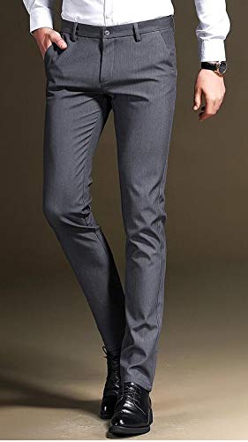 Men's Regular Fit Dress Pants Wrinkle-Free Stretch Casual Pants Comfort Suit Pant Dress Trousers2