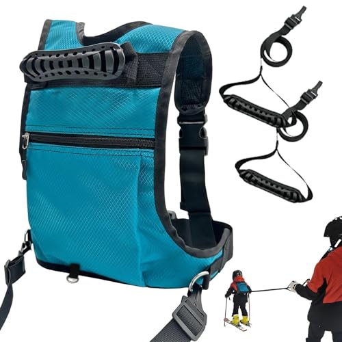 Harnais de ski enfant en polyester plaid 420D Oxford premium pour apprentissage sécurisé sur piste
