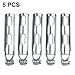 5pcs Metal Jig Saw Guide Wheel for 55 Reciprocating Rod, Silver Replacement Roller Power Tool Accessories