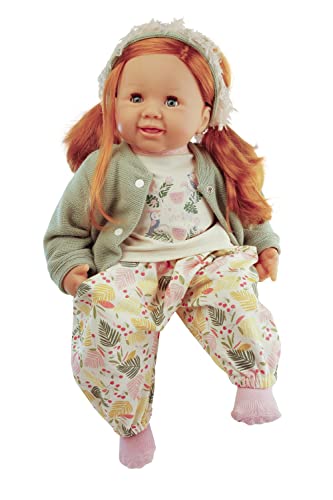 Schildkröt Puppe Klara (52 Zentimeter, rote Haare, blaue Schlafaugen, Kleidung Dschungel, Spielzeugpuppe, ab 36 Monaten) 2152166