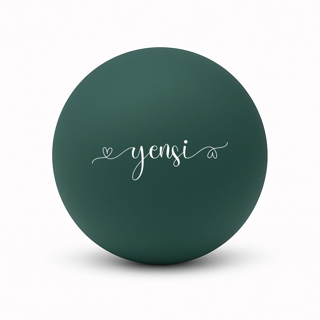 Silicone Massage Lacrosse Ball for Trigger Point Therapy, Muscle Knots, and Physical Therapy. Single Ball for Deep Tissue Massage and Myofascial