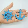 SaktopDeco 84 PCS Felt Anchor Rudder Mini Anchor Rudder for Nautical Embellishments Beach Ocean Themed Decor Craft Supplies #4