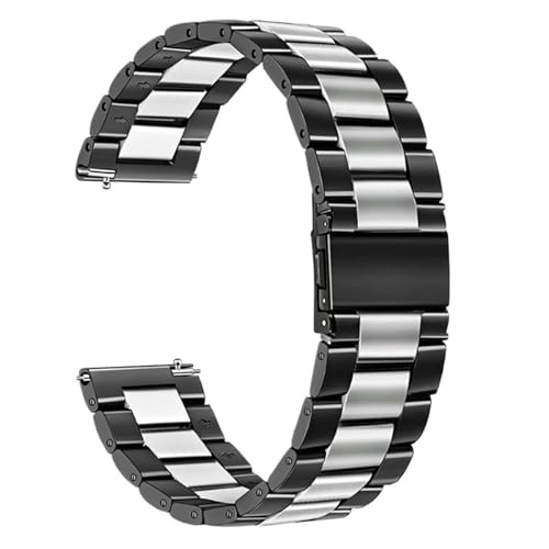Bracelet de montre en acier inoxydable 22mm homme femme chaîne
