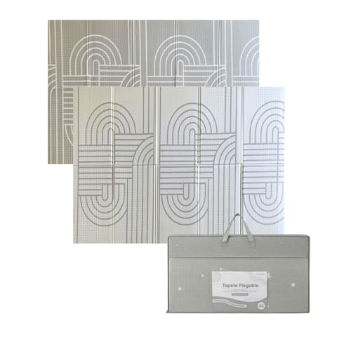 Reviews de Kits para fabricar alfombras de esta semana. 50 MINIKIN, Tapete Infantil de Juego Plegable con Doble Vista de Diseño para Bebés y Niños, Fabricado con XPE Premium, Medidas 200 cm x 160 cm, Grueso, Cómodo y Textura...