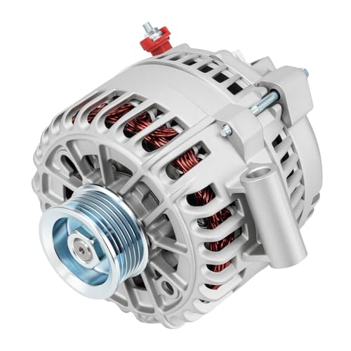 Image of PHILTOP 8437N New Alternator Compatible with 2005-2008 Ford Mustang V6 4.0L, 135Amp High Output Replace 7R3Z10346B 6R3T10300CB 2105356 | Replacement OE 7R3Z10346B, 6R3T10300CB, 2105356, 6R3Z10346A, 4R3T10300AA, 4R3T10300AB, 4R3Z10346AA, 8437N, 4R3TAA, 4R3TAB