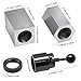 KEILEOHO 5C Collet Block Set, 5C Collet Closer, Compatible with Round/Hex/Square 5C Collets Block for Lathe & Milling
