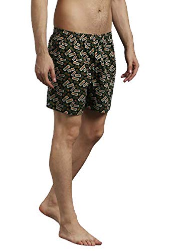 Image of KOTTY Printed Cotton Multicolor Men Boxer