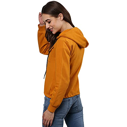 Image of Campus Sutra Cotton Women Crew Neck Sweatshirt