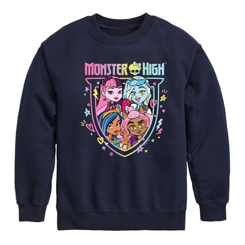 Monster High - Monster Skull & Bow - Toddler & Youth Raglan Graphic T-Shirt