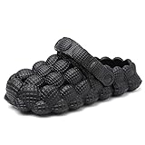 scecocrs Kids Bubble Slides Shoes Garden Clogs, Boys Girls Cushioned Massage Golf Ball Slides Platfo