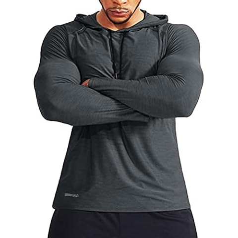 Muscle Alive Men's Long-Sleeve Hoodie Cover