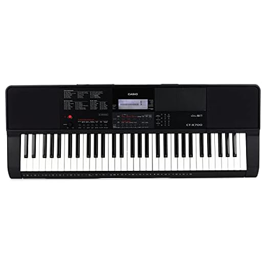 Casio CTX700 61-Key Touch Sensitive Portable Keyboard