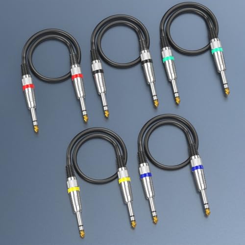Câble d'extension 6,35 mm pour console de mixage avec connecteurs plaqués