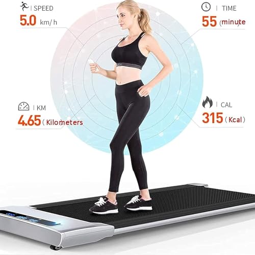Image of Folding Treadmills Treadmills for Home,Under Desk Treadmill Portable Walking Pad, Adjustable Speed, LCD Screen & Calorie Counter