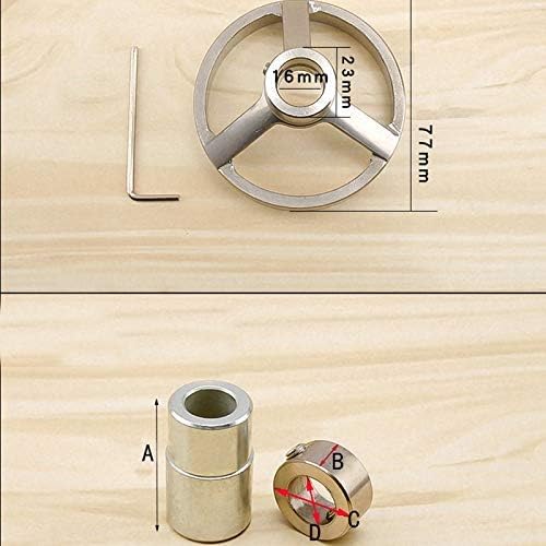 BestTeam Straight Hole Drilling Positioner, 90 Degree Drill Guide 5/6/7/8/9/10/12mm Drill Bit Hole Puncher Locator Jig Stainless Steel Bushing Woodworking Tools (16)