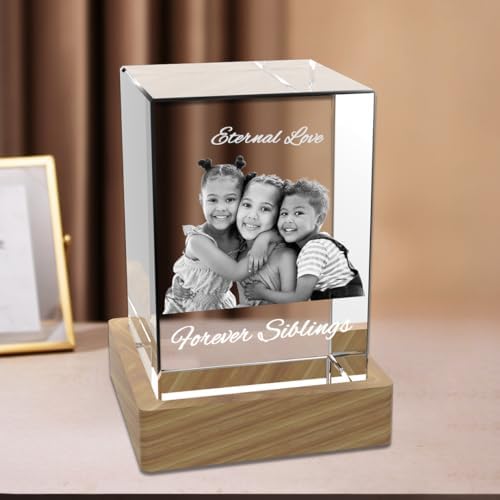 3D Crystal Cube Photo Gifts, Personalised 3D Crystal Gift Ideas, ...
