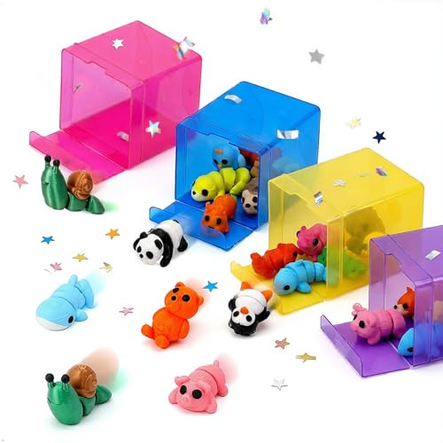 image for Generic 120PCS Surprise 3D Printed Animals Bulk, Random Collectible Mi