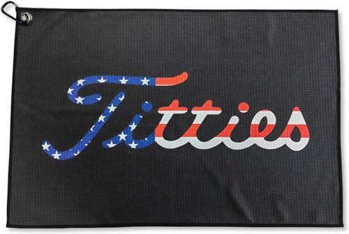 Syren Premium Funny Microfiber Towel with Clip Holder - Exclusive Golf Accessory for a Fun Golfing...