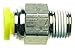 Clippard Push-Quick Male Connector, 8 mm, R1/4, Pack of 10