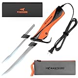 KastKing Speed Demon 110v Electric Fillet Knife, Precision Cut with High Torque Motor, ETL Certified Safety, Balanced Lightweight Handle, 2 Sets of Stainless-steel Blades
