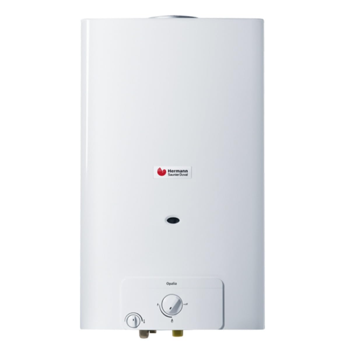 Hermann-Duval Scaldabagno Opalia C 11/1 LIX LOW NOX, 16,9KW, a Camera Aperta, a GPL, Bianco
