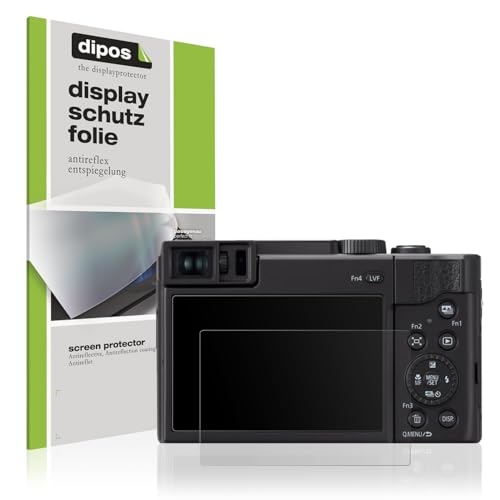Preisvergleich Produktbild dipos I 4x Schutzfolie matt passend für Lumix DC-TZ99 Folie Displayschutzfolie, Ultra-Dünn, Case-Friendly, Fingerprint-Kompatibel