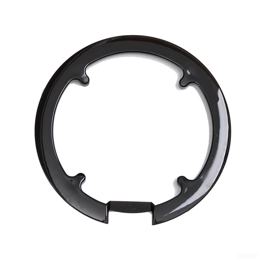 Posheliox Bicycle Sprocket Guard, Quality Plastic Crank Chain Ring Cover, Quick Install Protection For Bike Crankset, Black Color Option