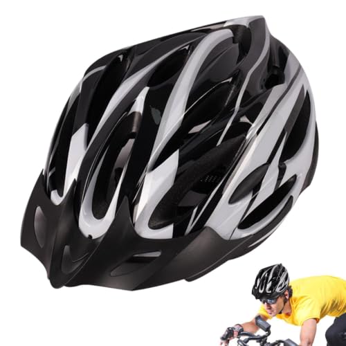 Casco de bicicleta aerodinámico transpirable con 18 agujeros de ventilación