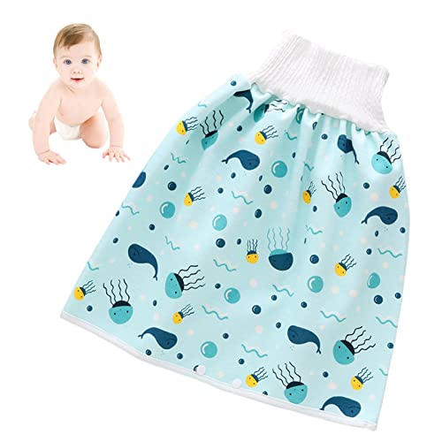 Q/A Falda de pañales impermeable – Funda de colchón lavable – Anti-Bebé Bedwetting algodón bebé anti-fugas falda para niño niña noche dormir Zmky