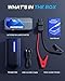 AUTOONE M4 Jump Starter 8000A Car Battery Jumper Starter Portable, 12V Jump Pack (All Gas/12L Diesel) Jump Box for Car Battery with Built-in Booster, Storage Case, LED Light, Jumper Cables