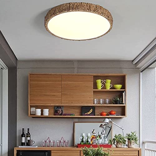 Lámpara de panel plano LED y plafón circular moderno para techo de dormitorio 5