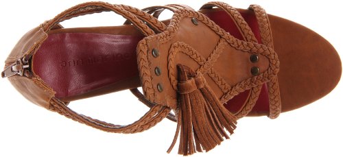 Image of Ann Marino Women's Harlow Sandal,Brown,6 M US