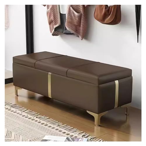 Tabouret à langer rembourré moderne pour optimiser le rangement
