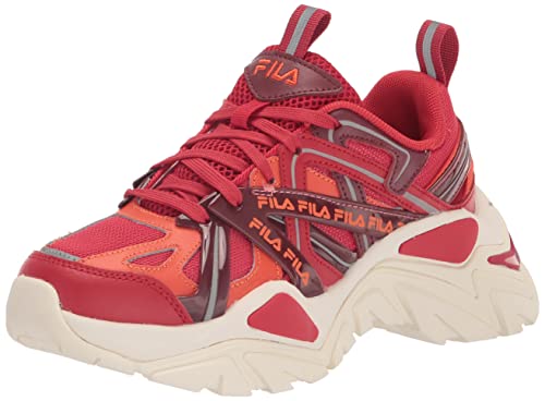 Fila Electrove 2 - Tenis para mujer, Fila Red/Fiesta/Gardenia, 36 EU