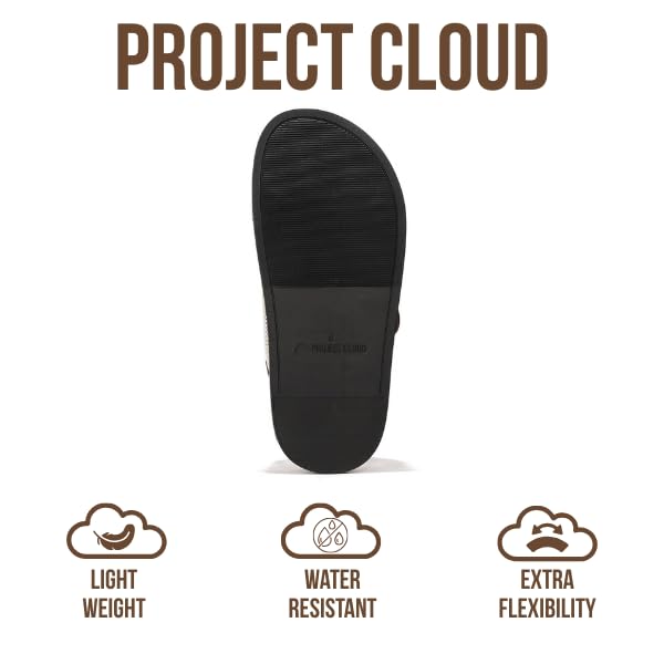 Project Cloud Platform Summer Sandals for Women 2025 - Comfortable and Adjustable Straps Summer Slides with Memory Foam Insole - Non-Slip Casual Womens Sandals