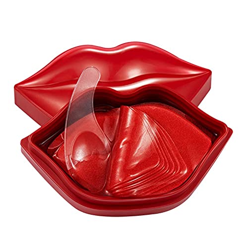 Flyglobal Films de Traitement de Gel pour Lèvres Pratique, Masque à Lèvres Crystal Lip Plumper pour Femme Prévention Fissure de Lèvres Cover