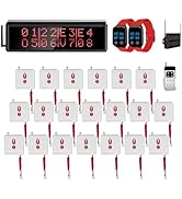 WNKRUN Caregiver Pager Wireless Pager System 1600+ Feet Nurse Alert System for Elderly Disabled P...