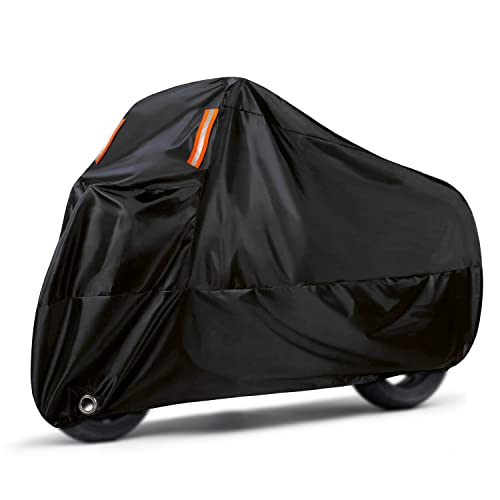 Winpower Outdoor Waterproof Motorcycle Cover All Weather Protection Winter Snow Universal Motorbike Bike Vehicle Cover, 116 X 43 X 55 Inch,4Xl #TOP26